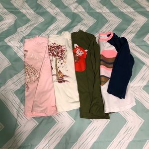 BUNDLE! Girls long sleeve T-shirt’s